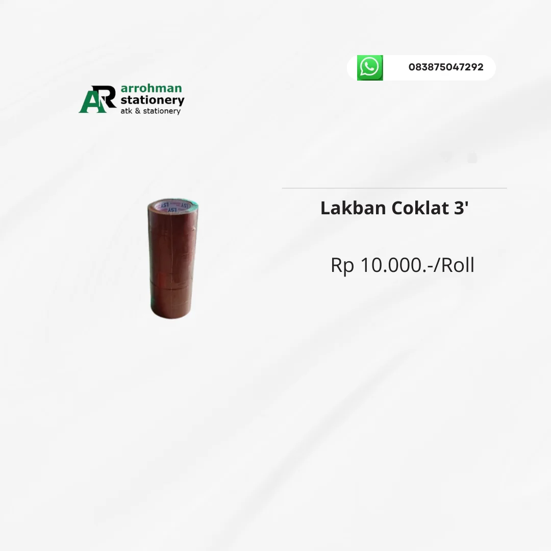 LAKBAN COKLAT 3'