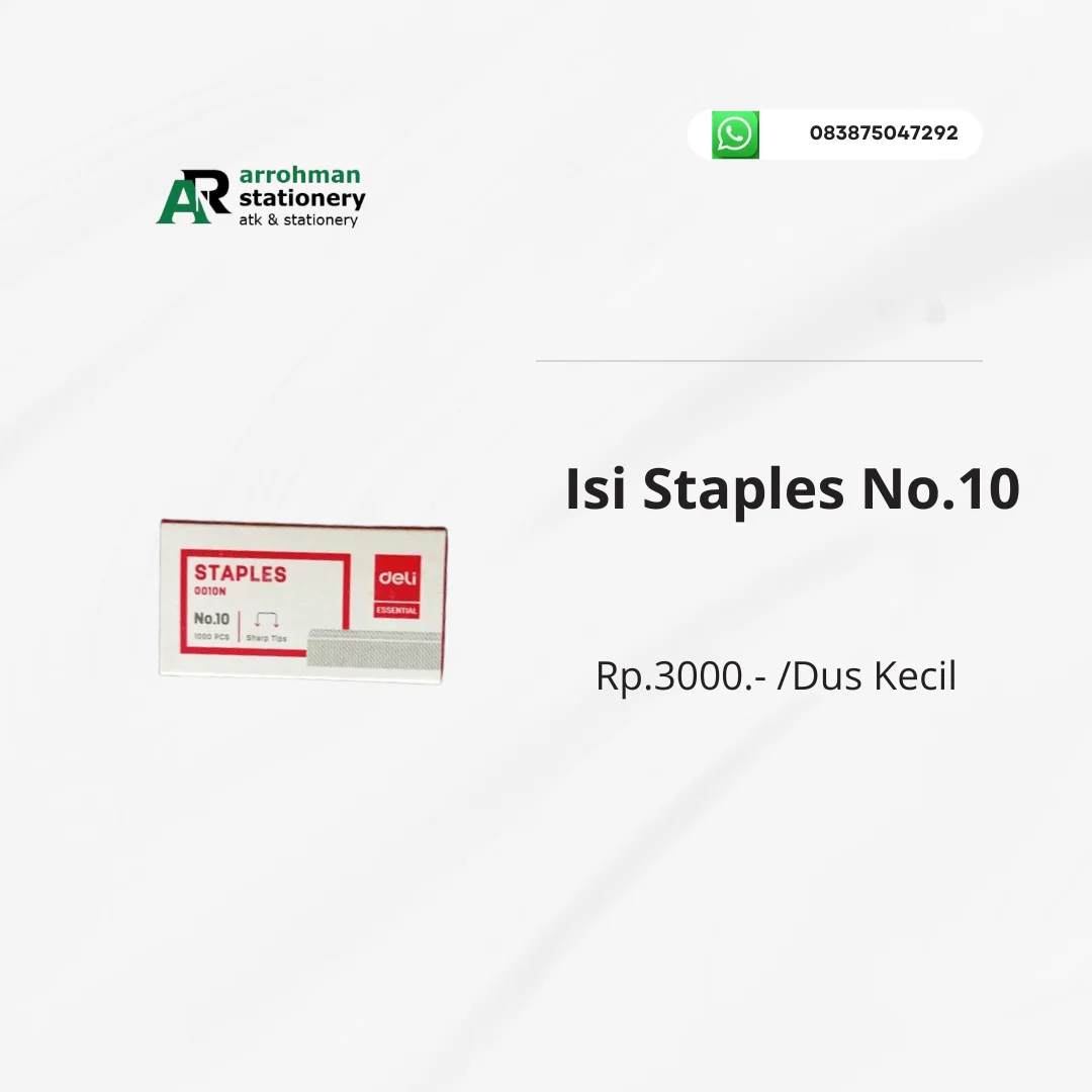 Isi Staples No.10