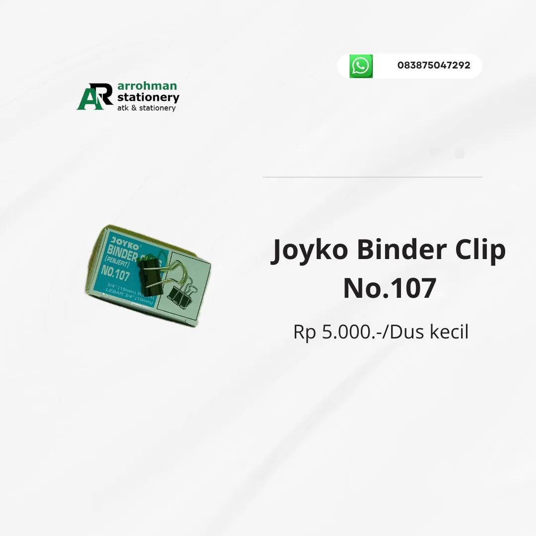 Joyko Binder Clip No.107